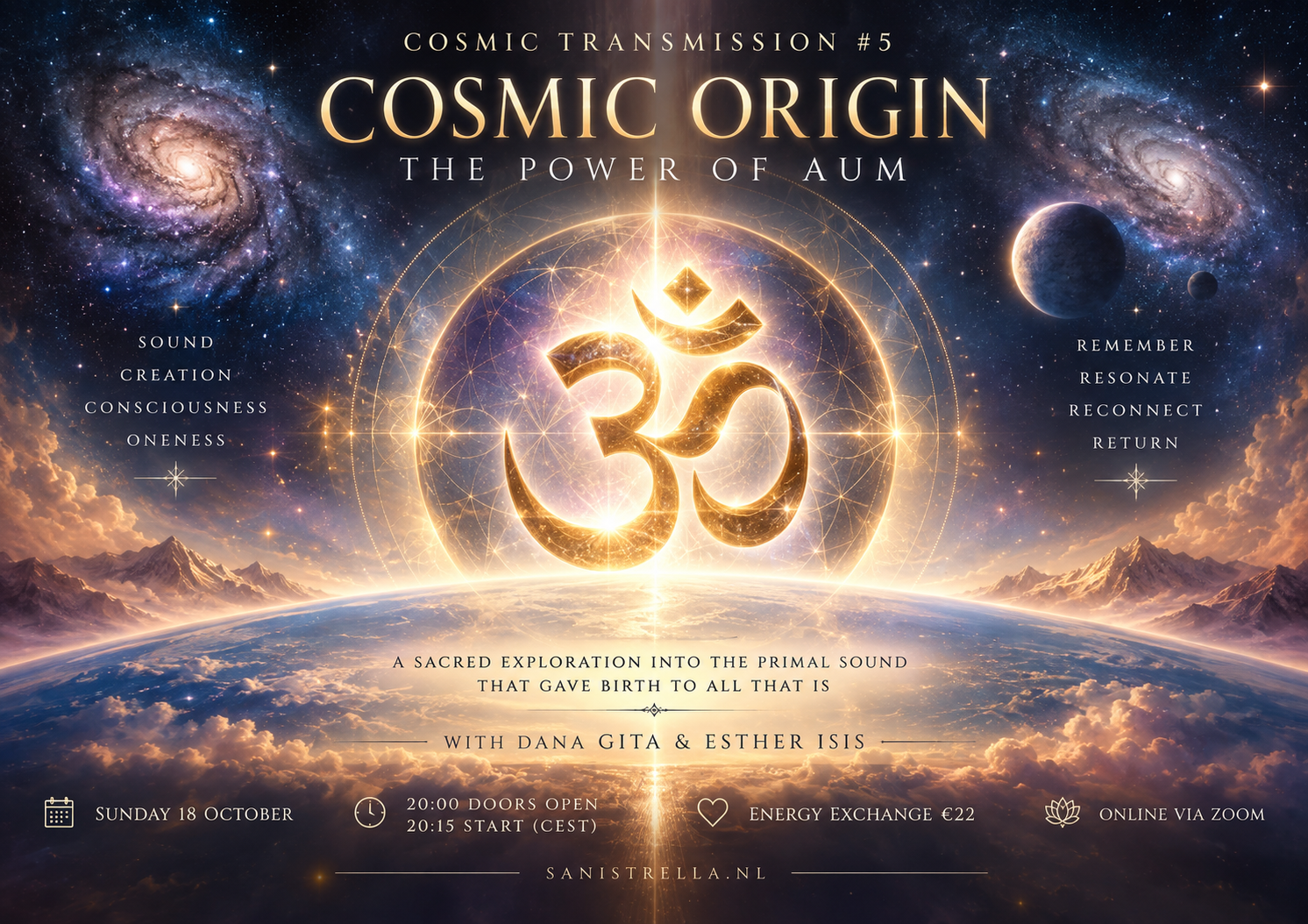 Cosmic Transmission #5 | Cosmic Origin - The Power of AUM (18 Oct 2026)