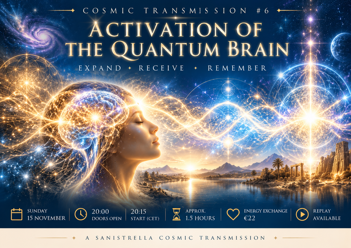 Cosmic Transmission #6 | Quantum Brain Activation | 15 Nov 2026